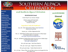 Tablet Screenshot of carolinaalpacacelebration.com